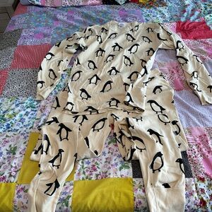 Women’s Hanna Andersson Penguin Pajama Set- Medium